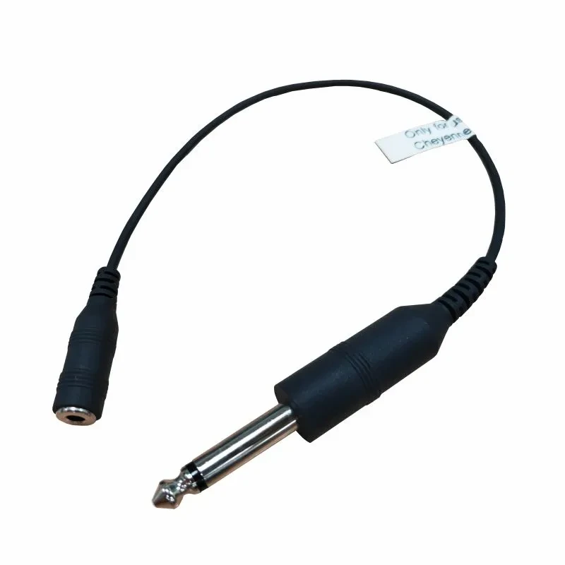 6.35mm Mono Plug to 3.5mm Stereo Jack Cable